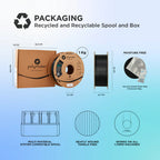 3D Printer Filament PolyMaker PolyLite PETG Filament with Balanced Mechanical Properties 1.75mm 1Kg