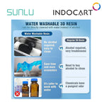 3D Printer Resin SUNLU Water Washable-1Kg