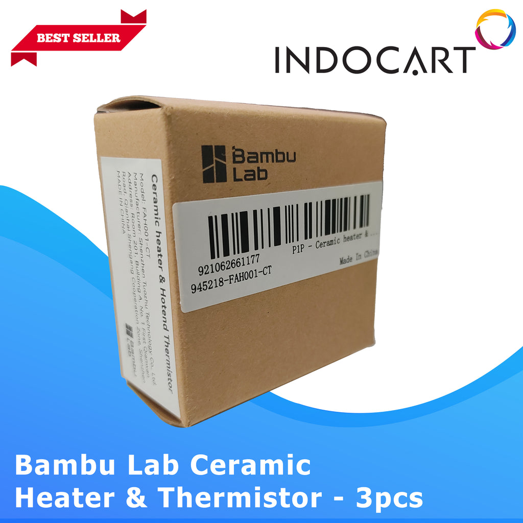 3D Printer Parts BambuLab Hotends Ceramic Heater & Thermistor-3Pcs BambuLab P1 Series