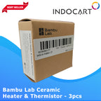 3D Printer Parts BambuLab Hotends Ceramic Heater & Thermistor-3Pcs BambuLab P1 Series