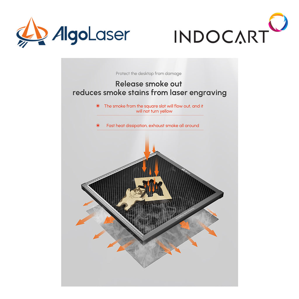 Upgrade Kit Laser Engraver/Cutter Parts-AlgoLaser Honeycomb Laser Bed Plate 400x400mm