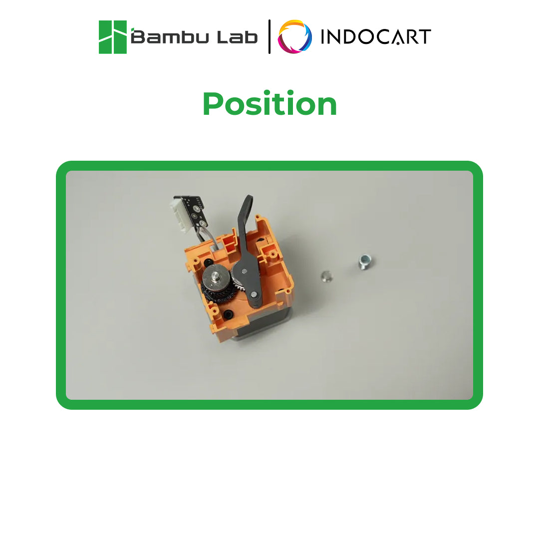 3D Printer Parts BambuLab Auxiliary Extruder Gear Assembly BambuLab X2D