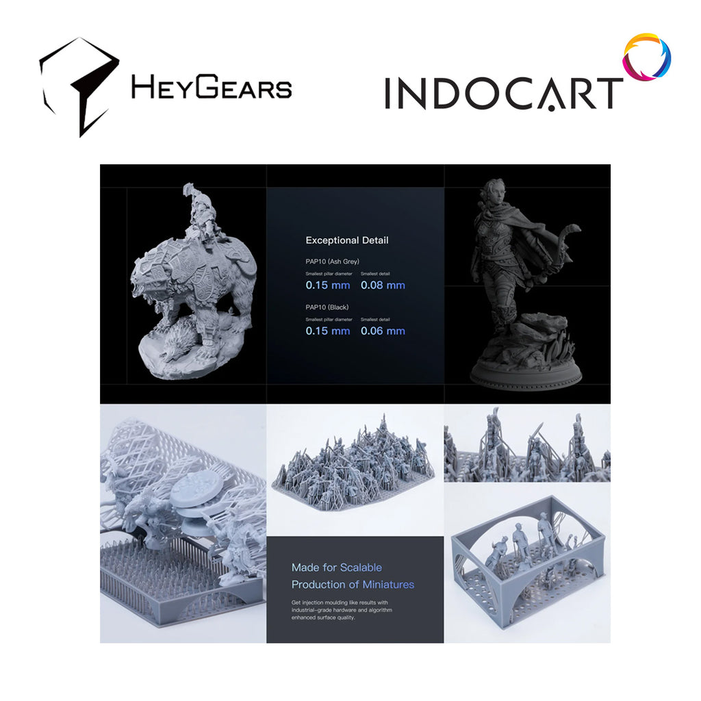 3D Printer Resin HeyGears UltraPrint Production PAP10 Ash Grey 1Kg