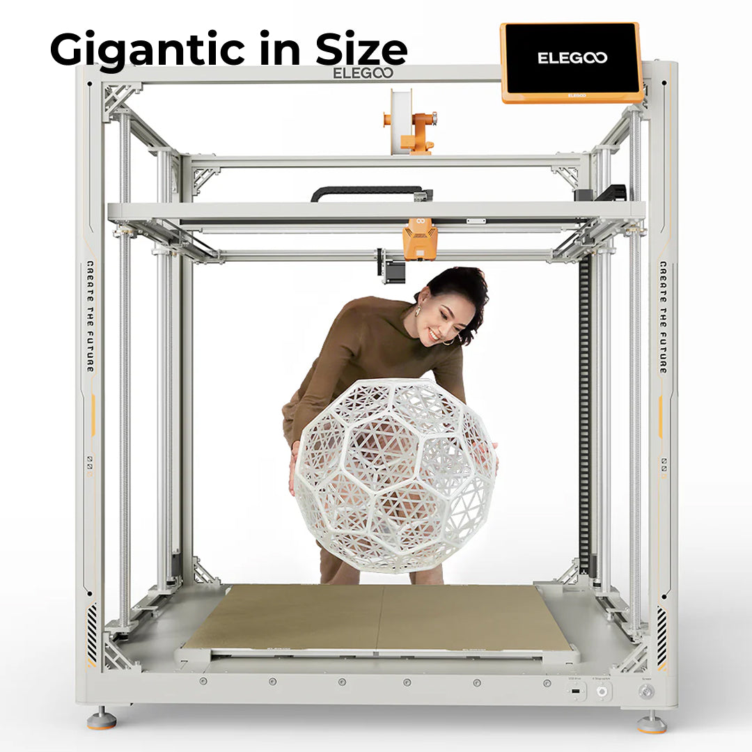 3D Printer Elegoo Orange Storm Giga Super Gigantic In Size 3D printer With High-Quality Craftsmanship Body