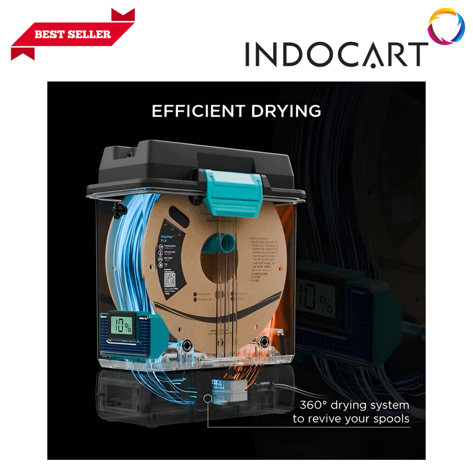 3D Printer Filament PolyMaker PolyDryer Unit Efficient Drying And Safe Storage Filament