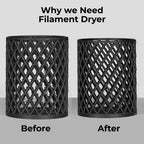 3D Printer Filament Dry Box Creality Space Pi with PTC 360° Hot Air Heating