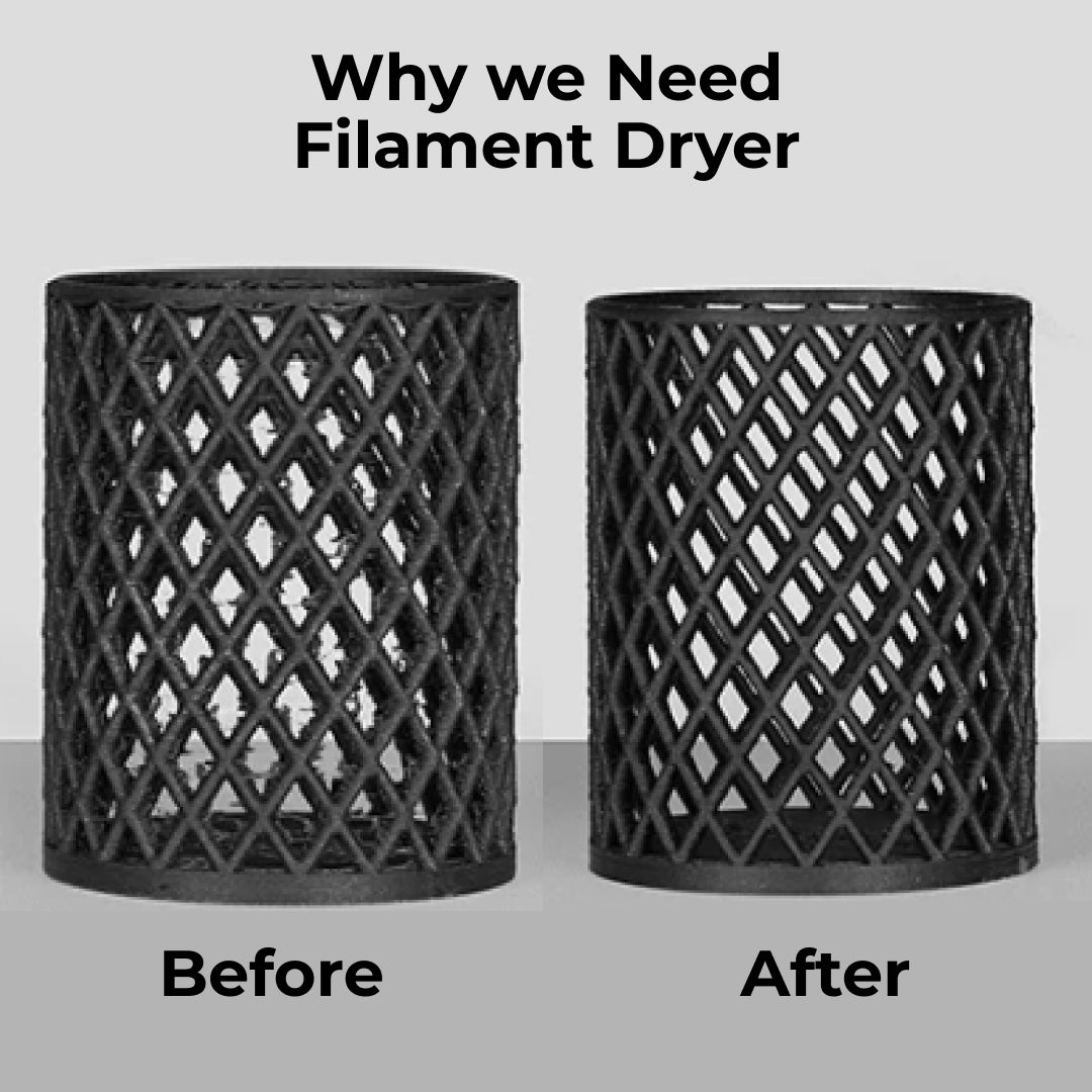 3D Printer Filament Dry Box Creality Space Pi with PTC 360° Hot Air Heating