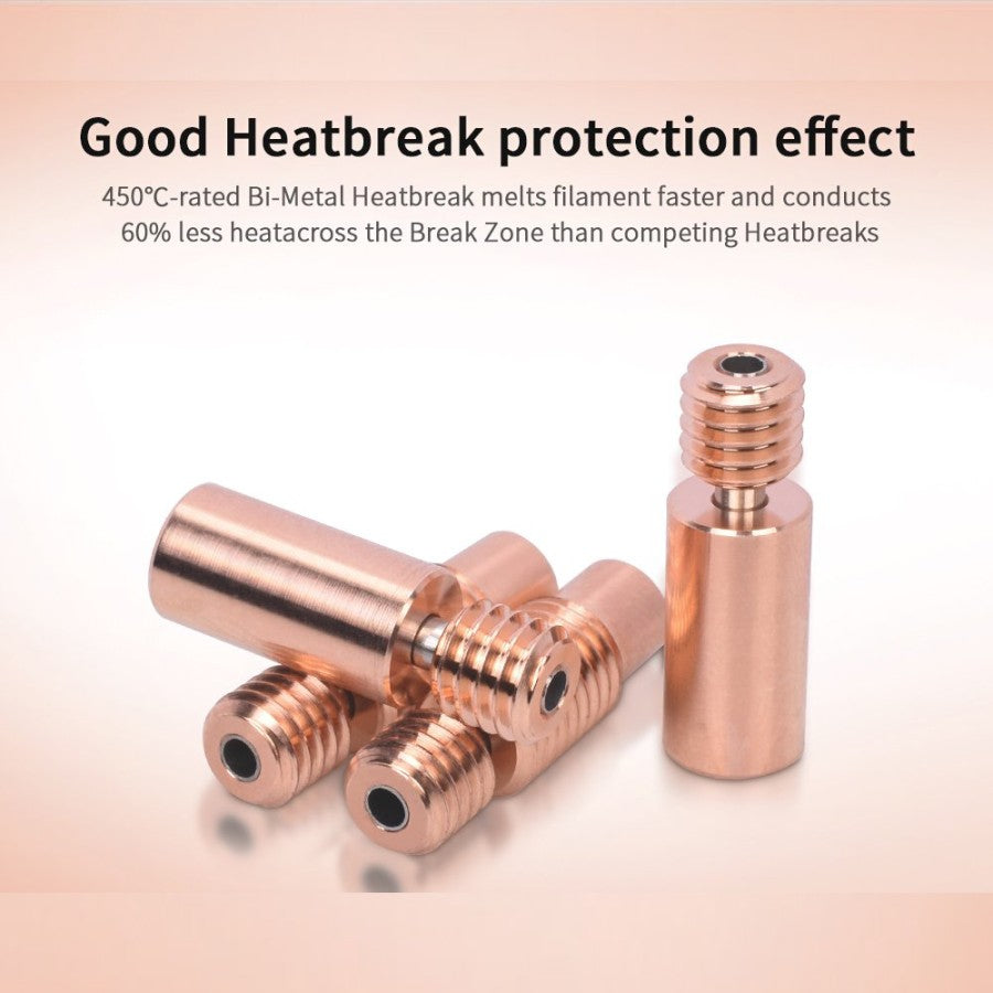 3D Printer Parts Heat Throat Break Bi Metal V6 3D Printer Threaded Version