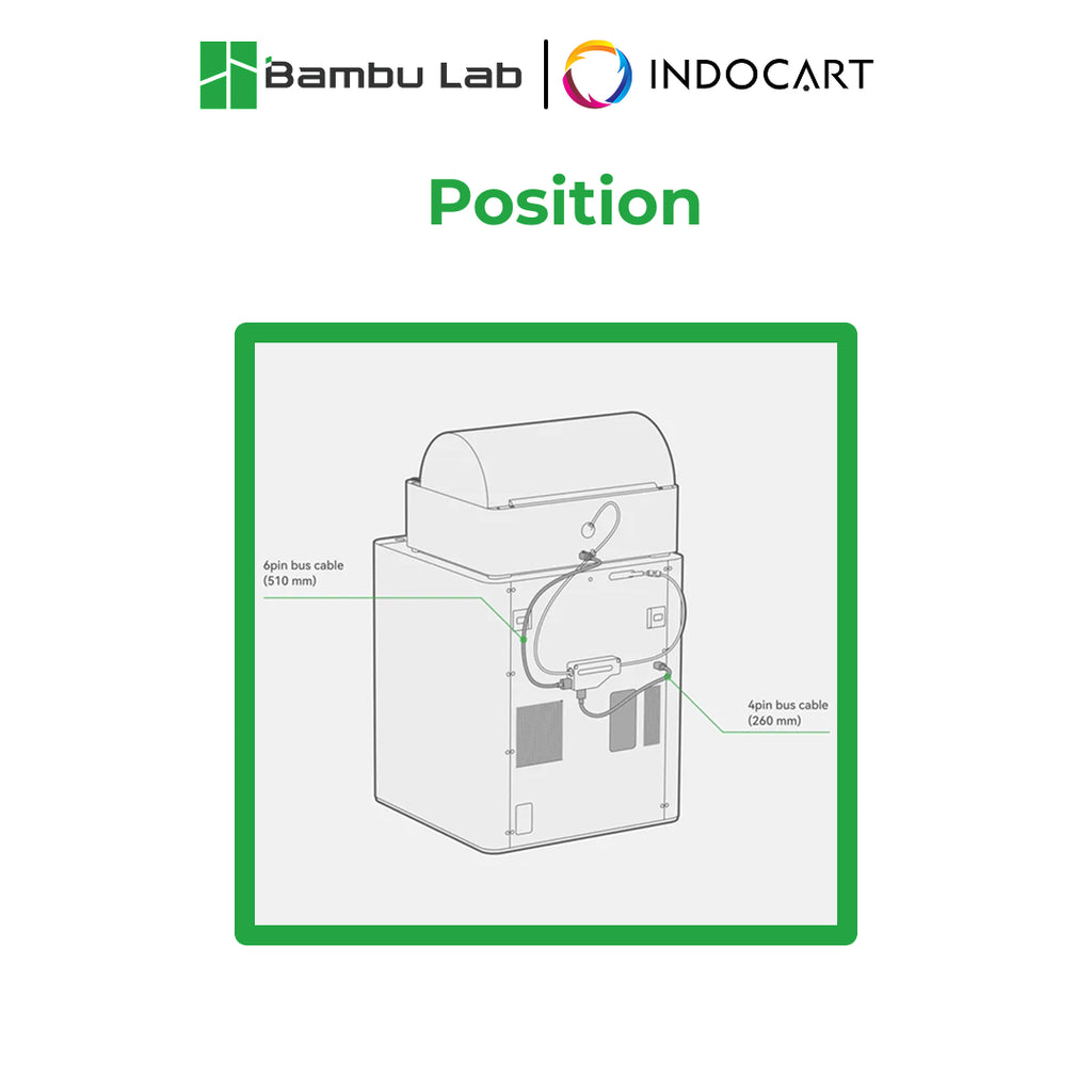3D Printer Parts BambuLab Bus Cable 4pin AMS For BambuLab P1/X1 Series