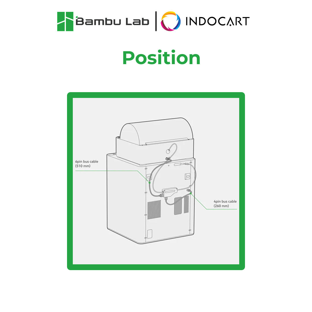 3D Printer Parts BambuLab Bus Cable 4pin AMS For BambuLab P1/X1 Series