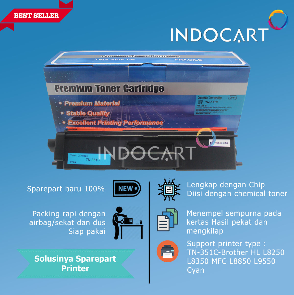 Toner Cartridge Compatible TN-351-HL L8250 L8350 MFC L8850 L9550