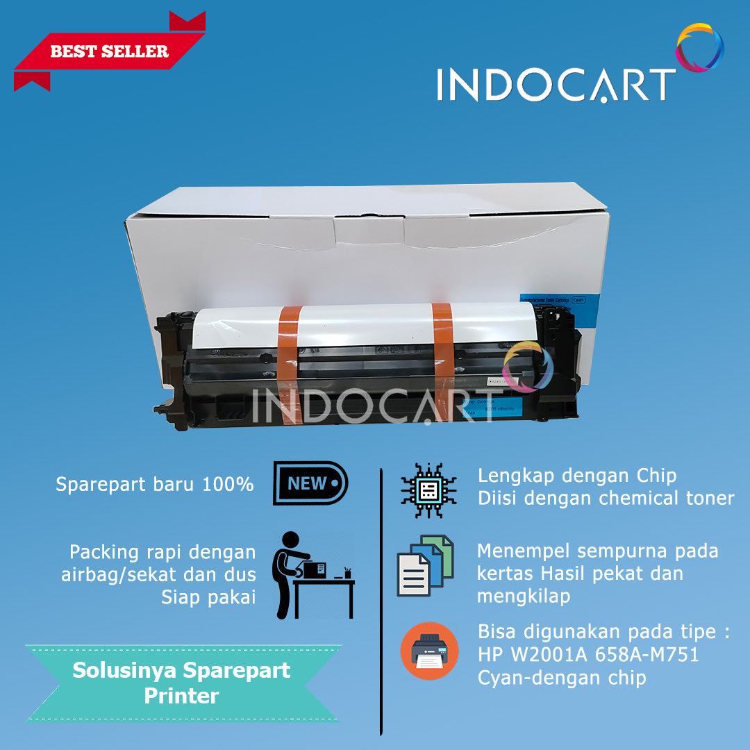 Toner Cartridge Compatible W2000A W2001A W2002A W2003A 658A-HP CLJ M751