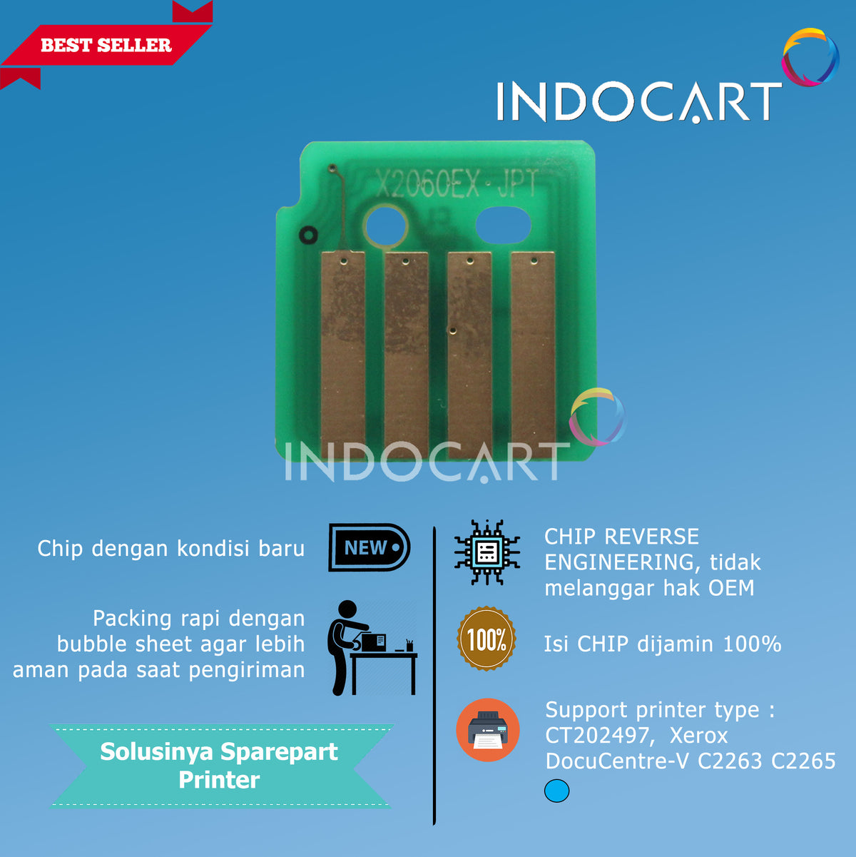 Chip CT202496 CT202497 CT202498 CT202499-Xerox DC V C2263 C2265 Toner