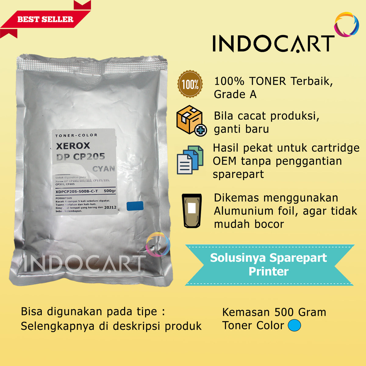 Serbuk Toner Warna Jepang-FujiFilm Apeos C325 C325df C325dw-500gr