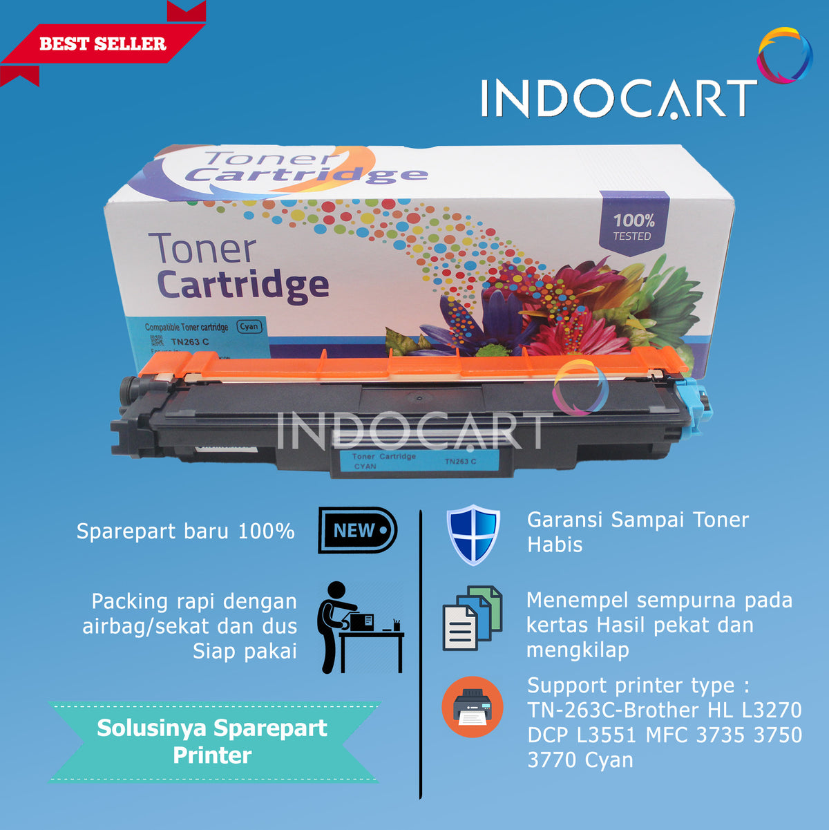 Toner Cartridge Compatible TN-263-HL L3270 DCP L3551 MFC 3735 3750 3770