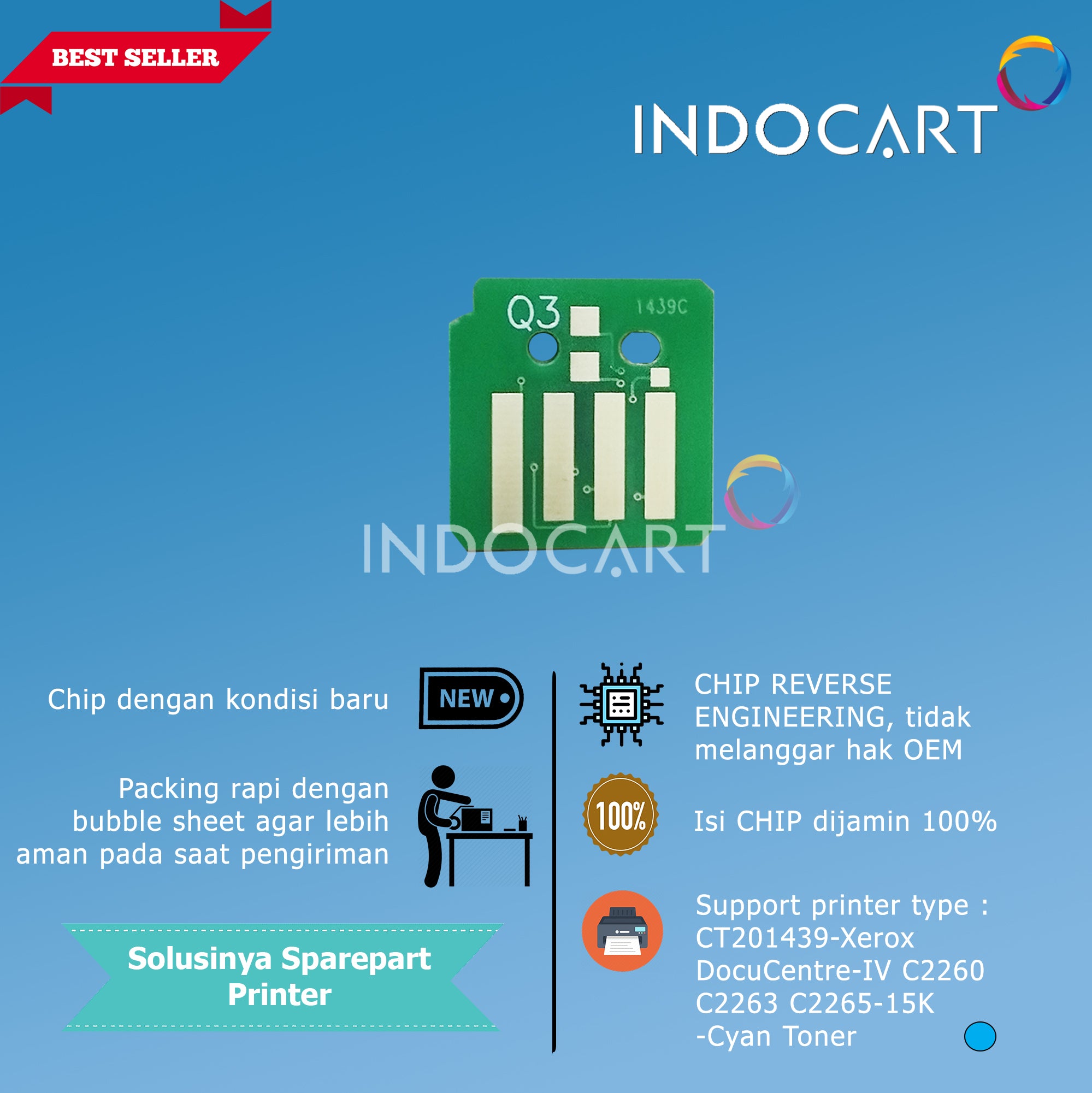Chip CT201438 CT201439 CT201440 CT201441-Xerox DC IV C2260 C2263 C2265