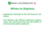 3D Printer Parts BambuLab MC Board Control BambuLab P2S