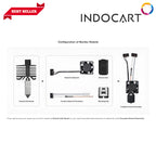 3D Printer Parts BambuLab Complete Hotend Assembly 0.4mm BambuLab P1 Series