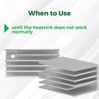 3D Printer Parts BambuLab MC Board Heatsink BambuLab P1S/X1C