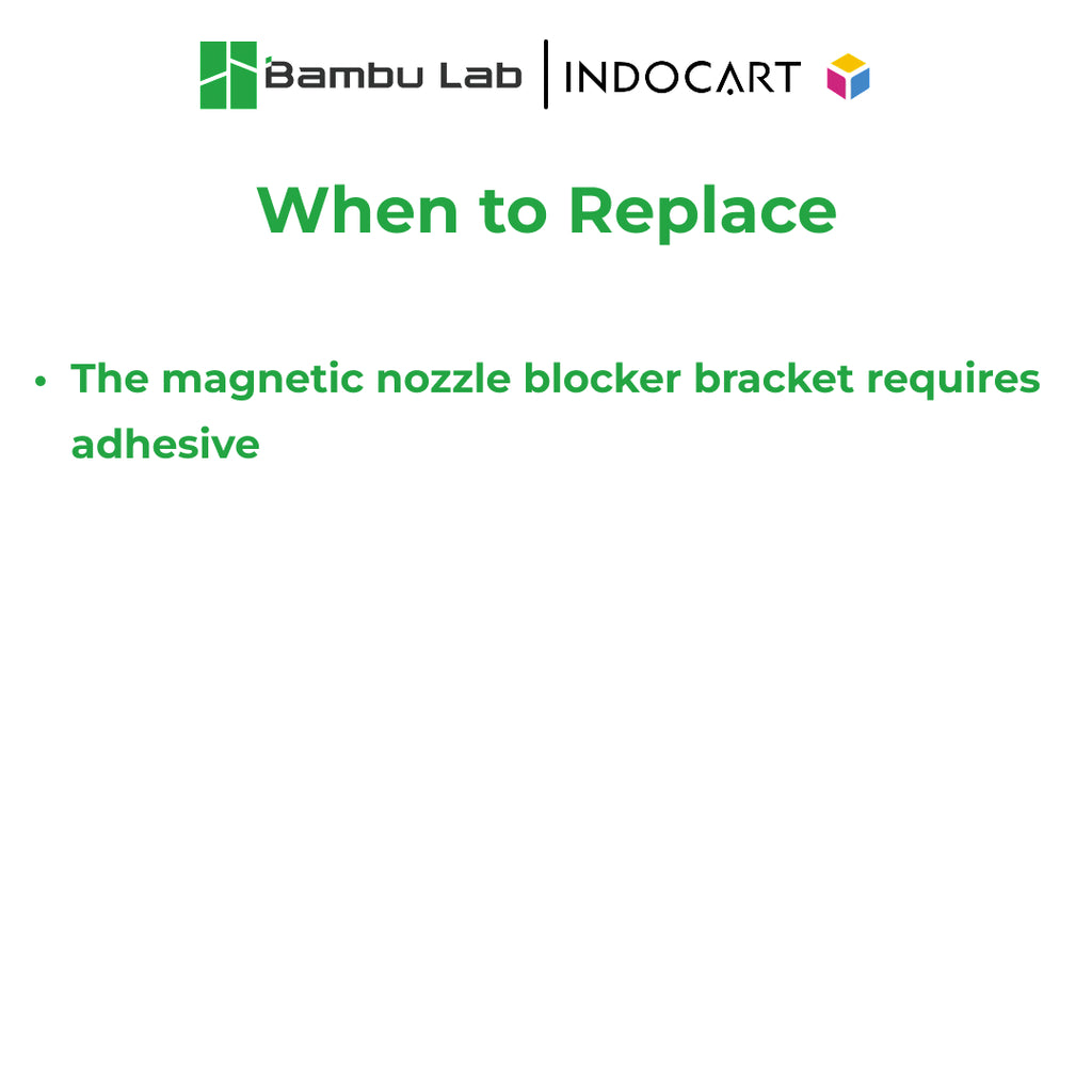 3D Printer Parts BambuLab Tape for Flow Blocker Magnet Bracket H2D H2D Pro