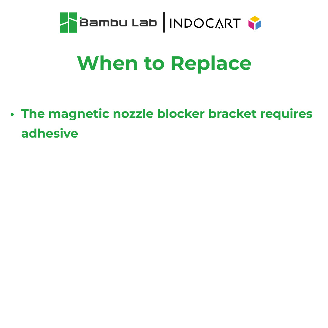 3D Printer Parts BambuLab Tape for Flow Blocker Magnet Bracket H2D H2D Pro
