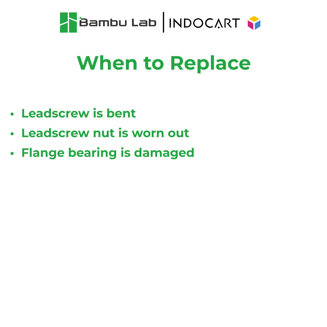 3D Printer Parts BambuLab Z axis Leadscrew Kit P2S