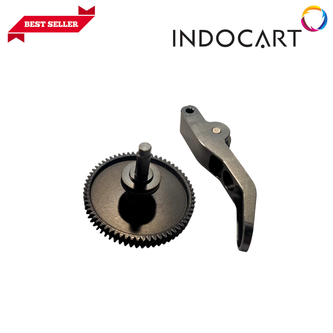 3D Printer Parts BambuLab CMP Hardened Steel Extruder Gear Black CNC POM Nano Coated BambuLab A1 Mini
