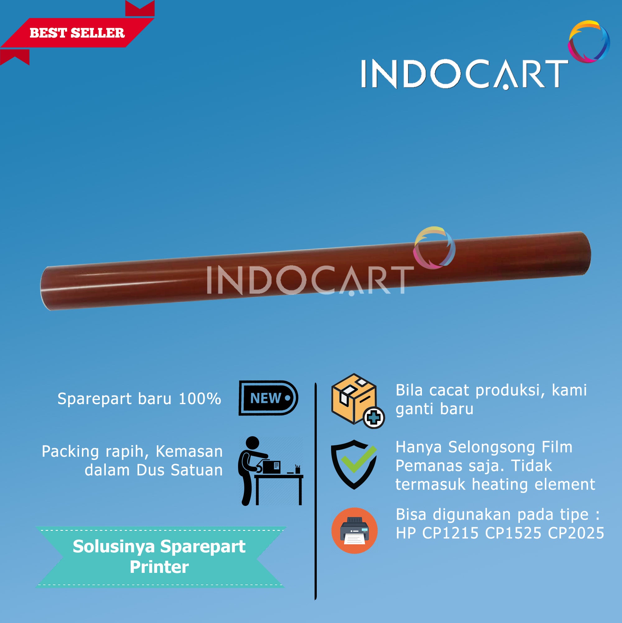 Fuser Film Sleeve-HP CP1215 CP1525 CP2025