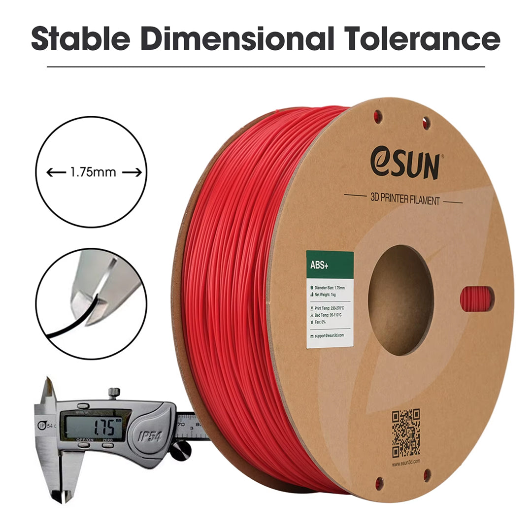 3D Printer Filament eSUN ABS Plus Higher Mechanical Properties 1.75mm 1Kg