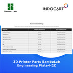 3D Printer Parts BambuLab Engineering Plate BambuLab H2C