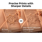 3D Printer HeyGears UltraCraft Reflex RS Turbo 10.3-inch 8K Amber Screen Expertly Sharp Details 3D Printing