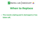 3D Printer Parts BambuLab Nozzle Wiping Pad H2D H2D Pro H2C