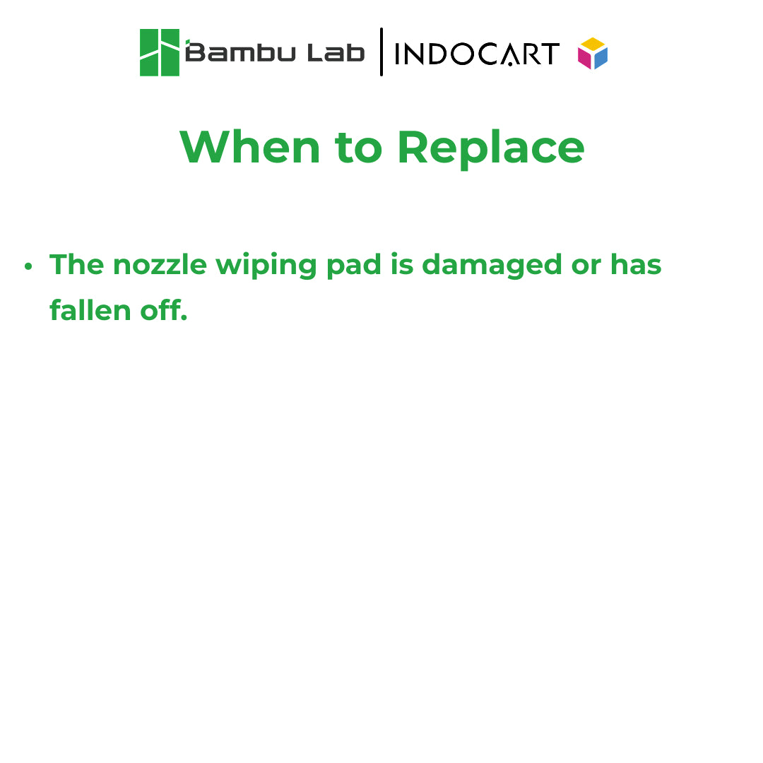 3D Printer Parts BambuLab Nozzle Wiping Pad H2D H2D Pro H2C