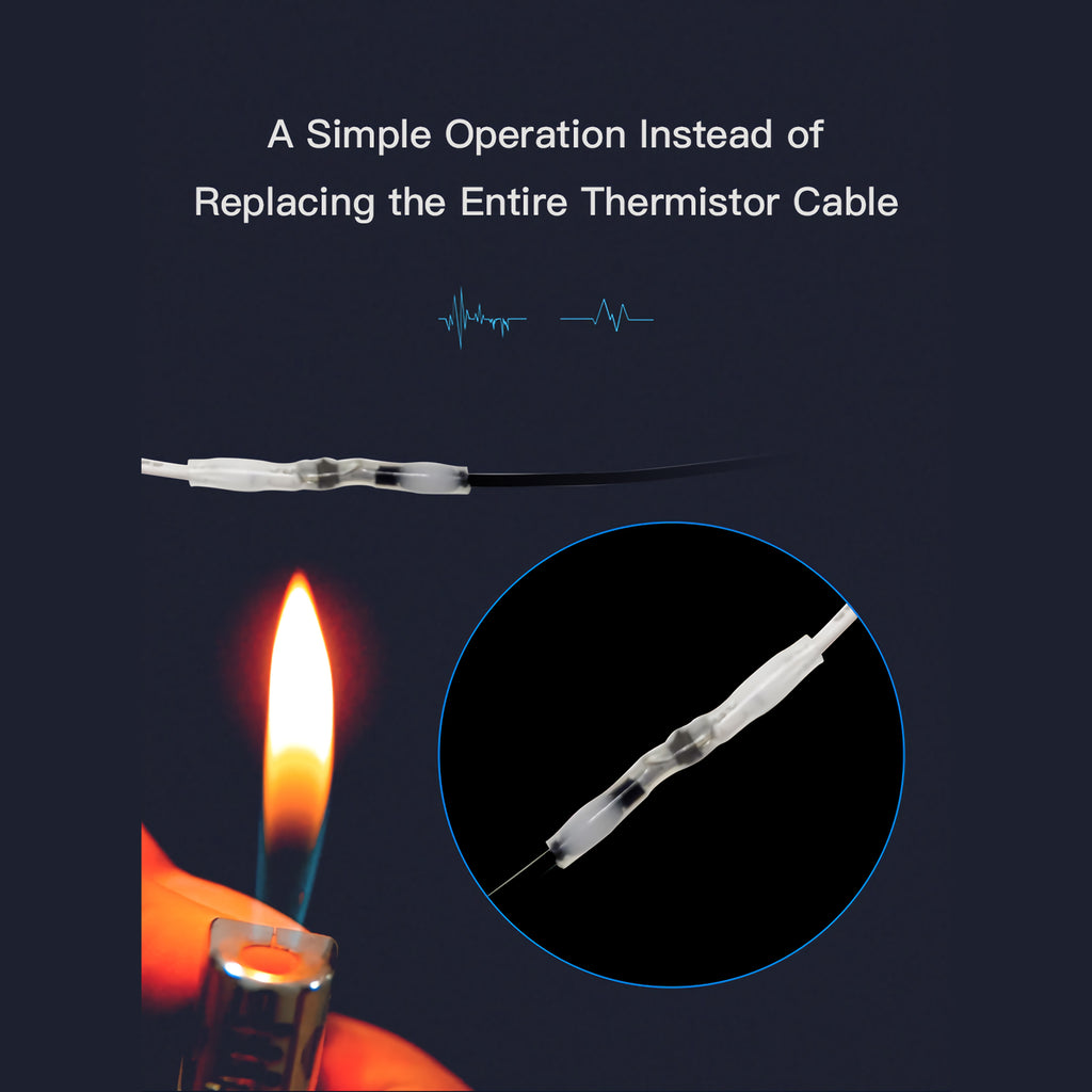 3D Printer Parts Creality OEM Thermistor Single Ended Glass Sealed Creality Ender 3/E5/E6/CR 6/CR 10