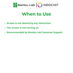 3D Printer Parts BambuLab Touch Screen BambuLab A1 Exclusive