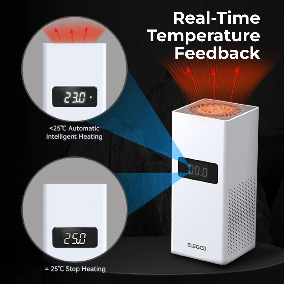3D Printer Resin Elegoo Mini Heater Intelligent Temperature Control with PTC Rapid Heating