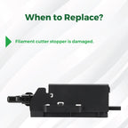 3D Printer Parts BambuLab Filament Cutter Stopper BambuLab H2S