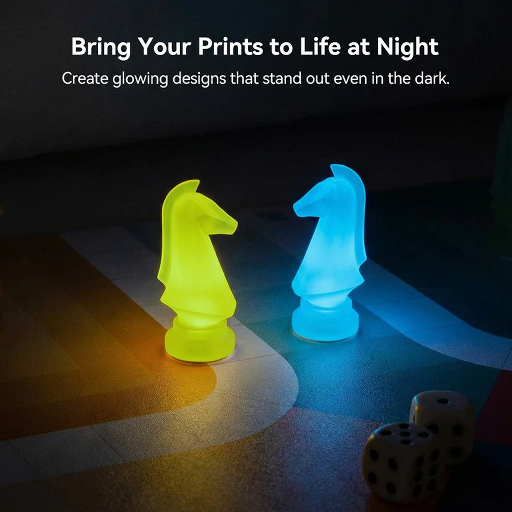 3D Printer Filament SUNLU PETG Glow In The Dark Containing Luminous Powder 1.75mm 1Kg