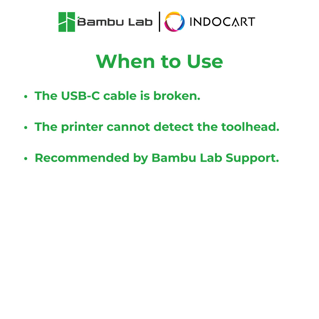 3D Printer Parts BambuLab Bambu USB-C Cable-A1