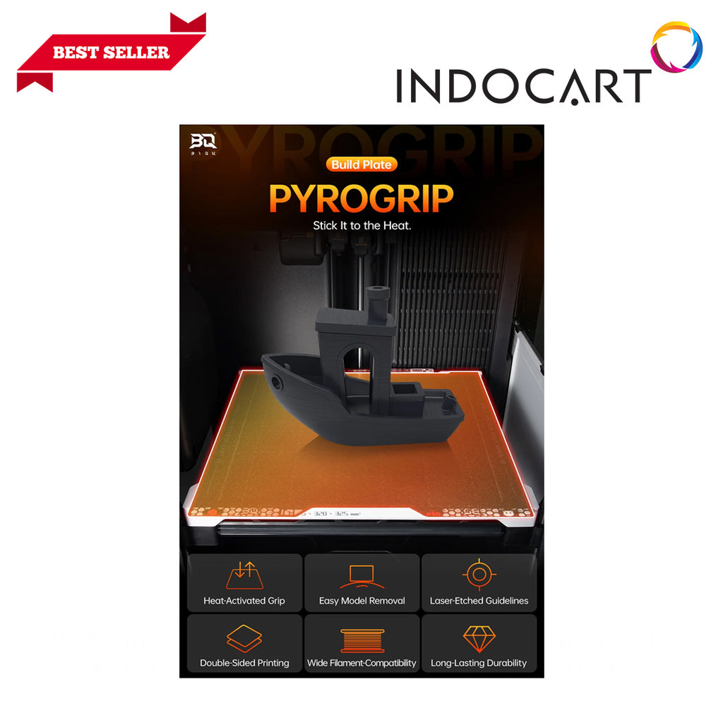 3D Printer BigTreeTech/BIQU Panda BuildPlate PyroGrip 346x355x0.68mm PEI BambuLab H2D