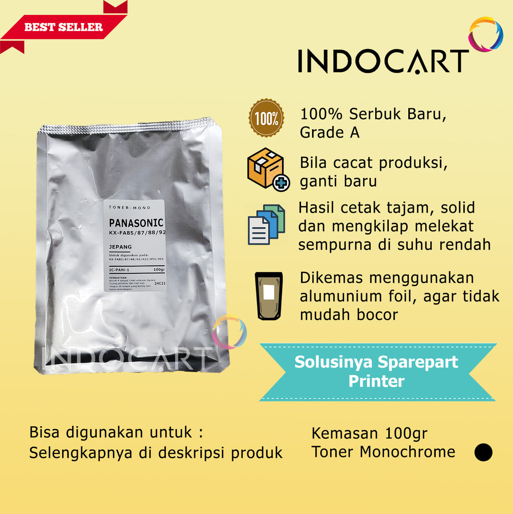 Serbuk Toner Jepang KX-FAT421E FAT472E-KX MB 2235 2275 2545 2120 2130 2137 2170 2177