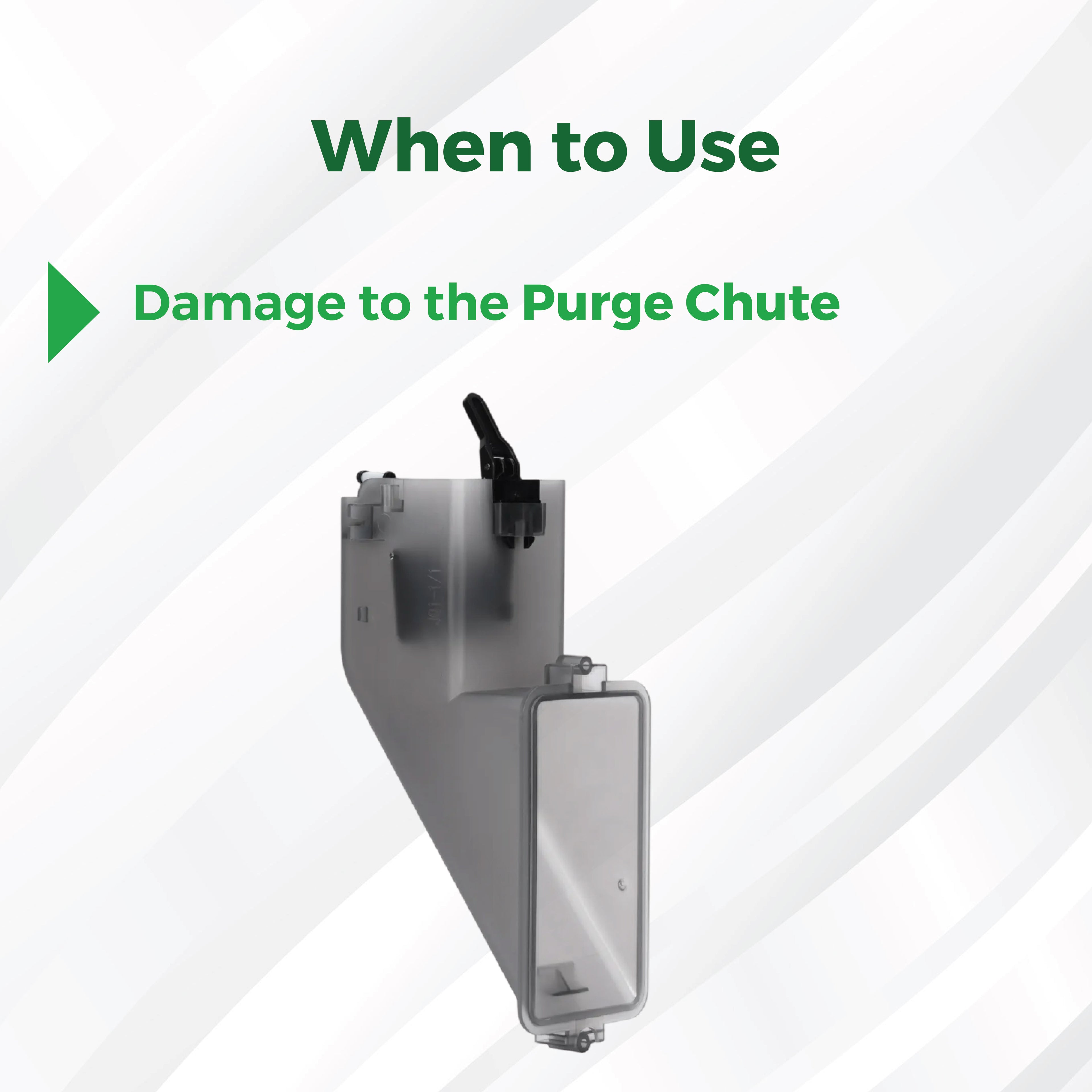 3D Printer Parts BambuLab Purge Chute X1C & P1 Series