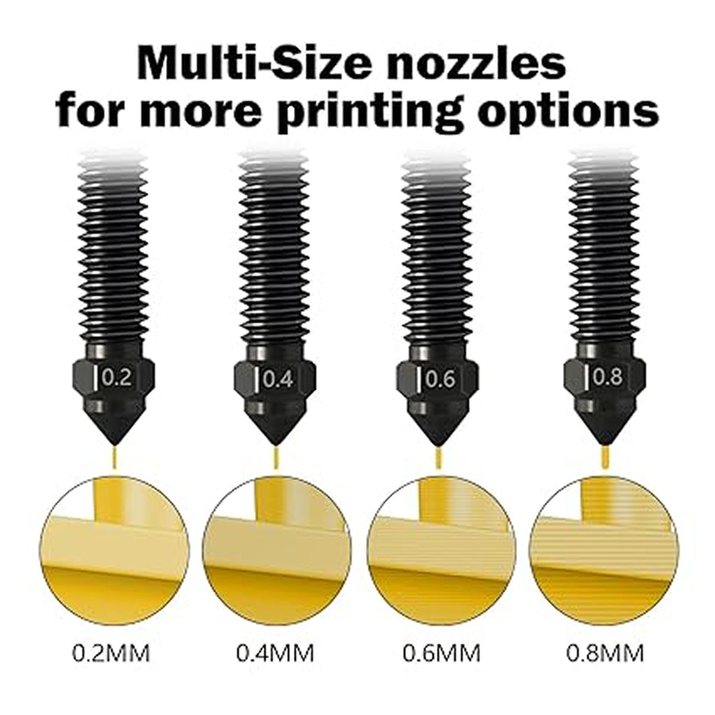 3D Printer Parts Elegoo CMP Hardened Steel Nozzle Elegoo Centauri Carbon