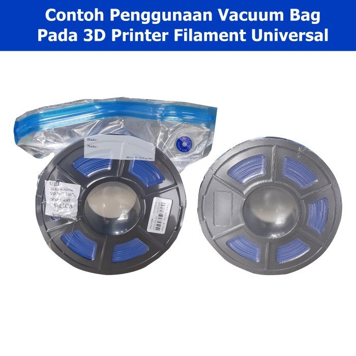 Vacuum Bag 3D Printer Filament Universal-10pcs+Pompa+Silica Gel