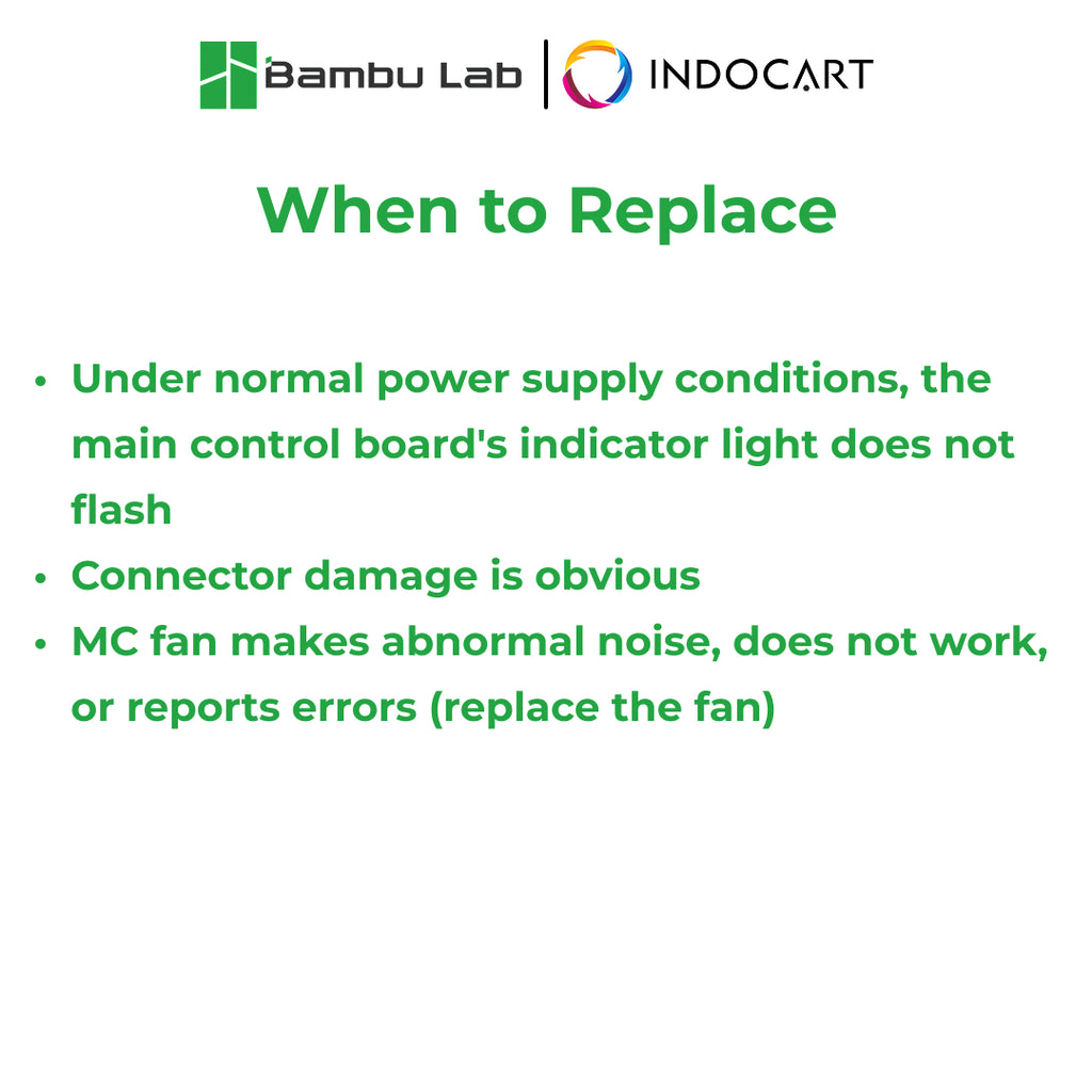 3D Printer Parts BambuLab MC Board Fan Control BambuLab X2D