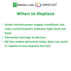 3D Printer Parts BambuLab MC Board Fan Control BambuLab X2D