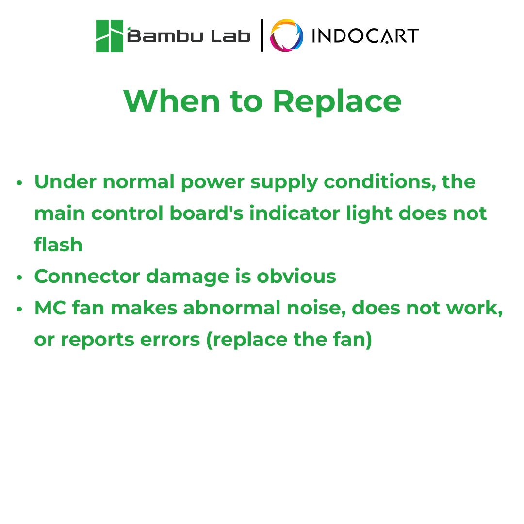 3D Printer Parts BambuLab MC Board Fan Control BambuLab X2D