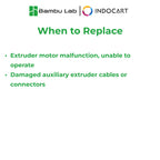 3D Printer Parts BambuLab Auxiliary Extruder BambuLab X2D