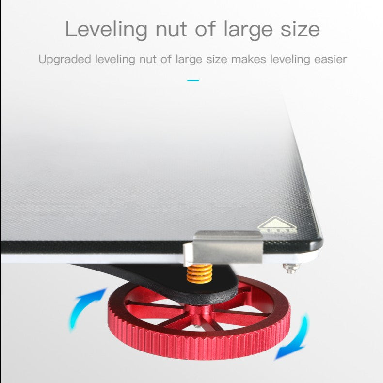3D Printer Parts Creality OEM Bed Levelling Kit Red Nut D60×9 4 Pcs Creality Ender 3S1Plus/CR 10Smartpro