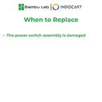 3D Printer Parts BambuLab Power Switch Assembly BambuLab X2D/P2S
